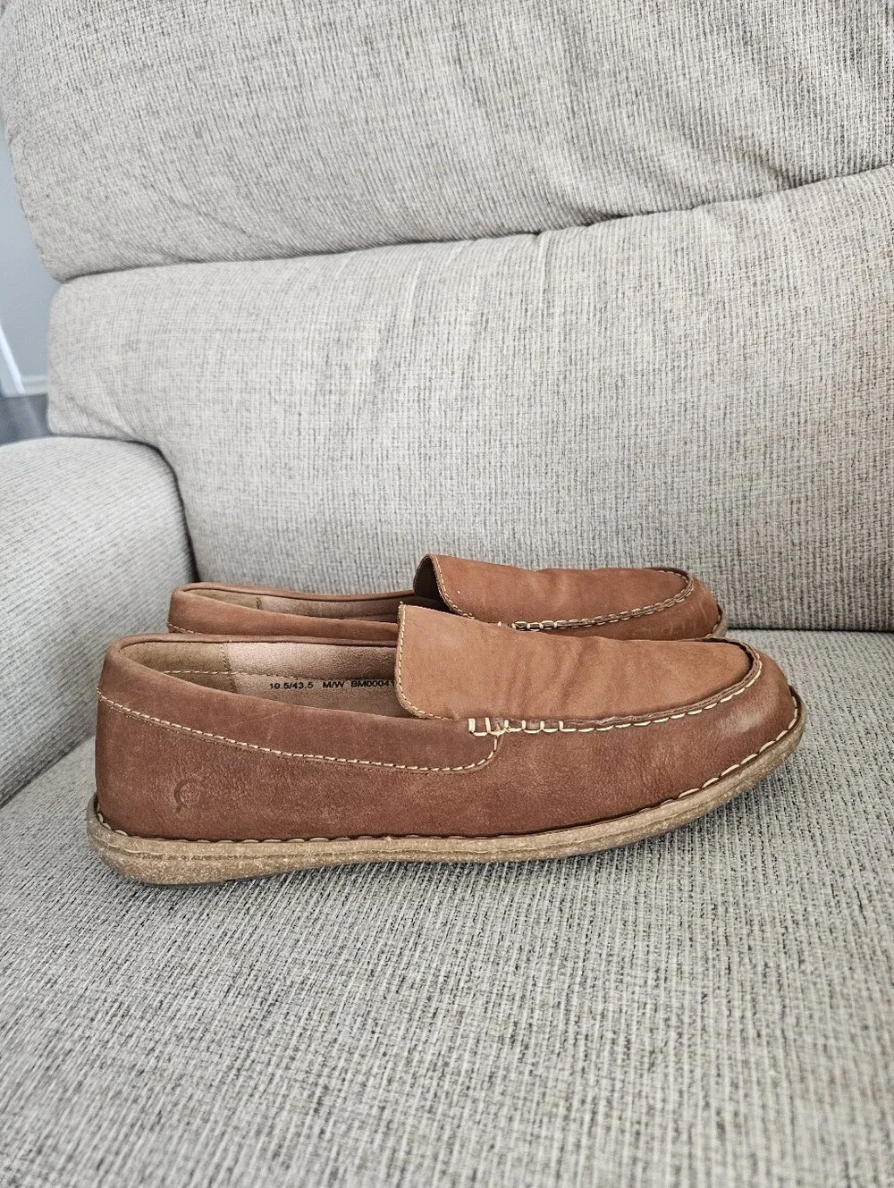 Børn Leather Slip-On Loafers Size 10.5
